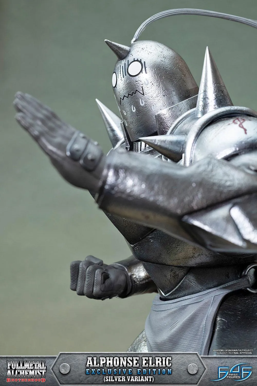 First 4 Figures Alphonse Elric statueta Exclusive Silver Variant rasina