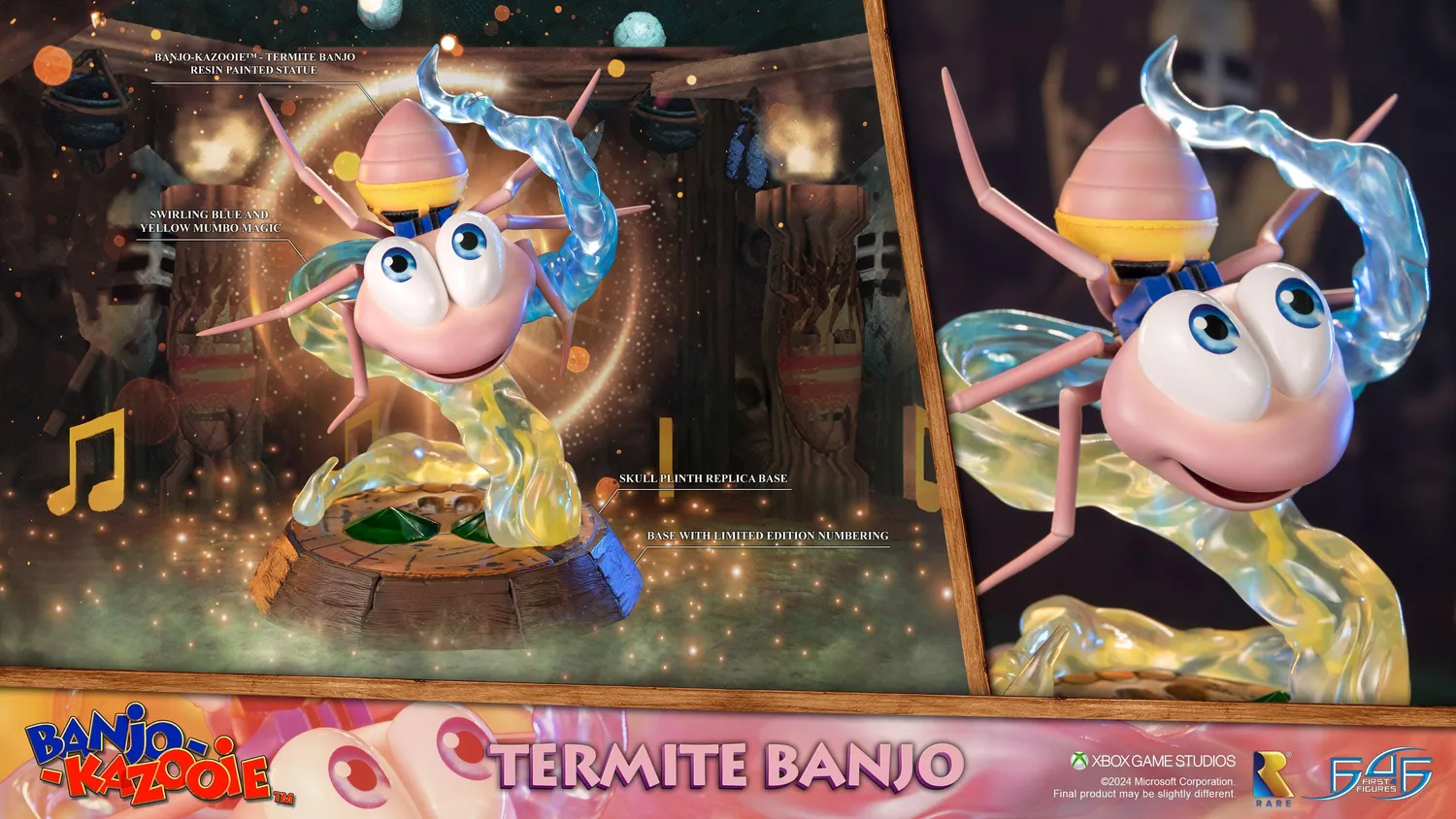 First 4 Figures Banjo-Kazooie Termite Banjo statueta rasina