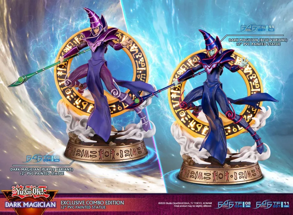 First 4 Figures Yu-Gi-Oh Dark Magician statuetă PVC Combo
