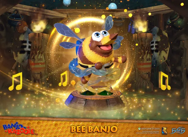 First 4 Figures Banjo-Kazooie Bee Banjo statueta rasina albina
