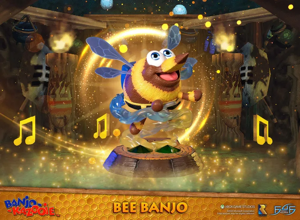 First 4 Figures Banjo-Kazooie Bee Banjo statueta rasina albina