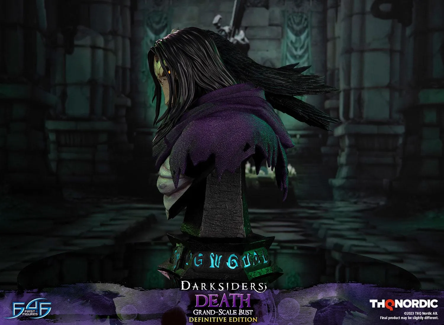First 4 Figures Darksiders Death bust rășină LED