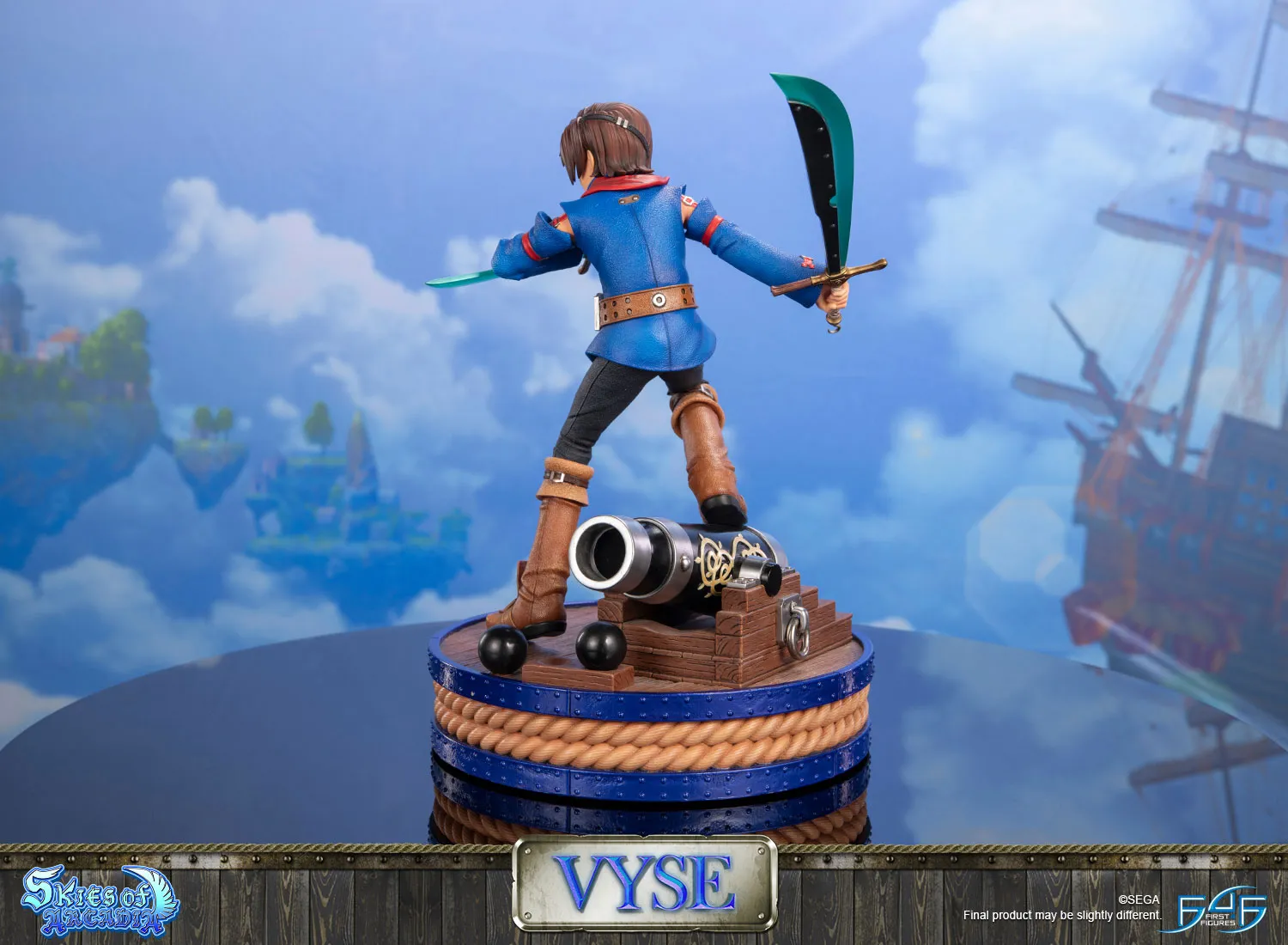 First 4 Figures Skies of Arcadia Vyse statuetă rășină