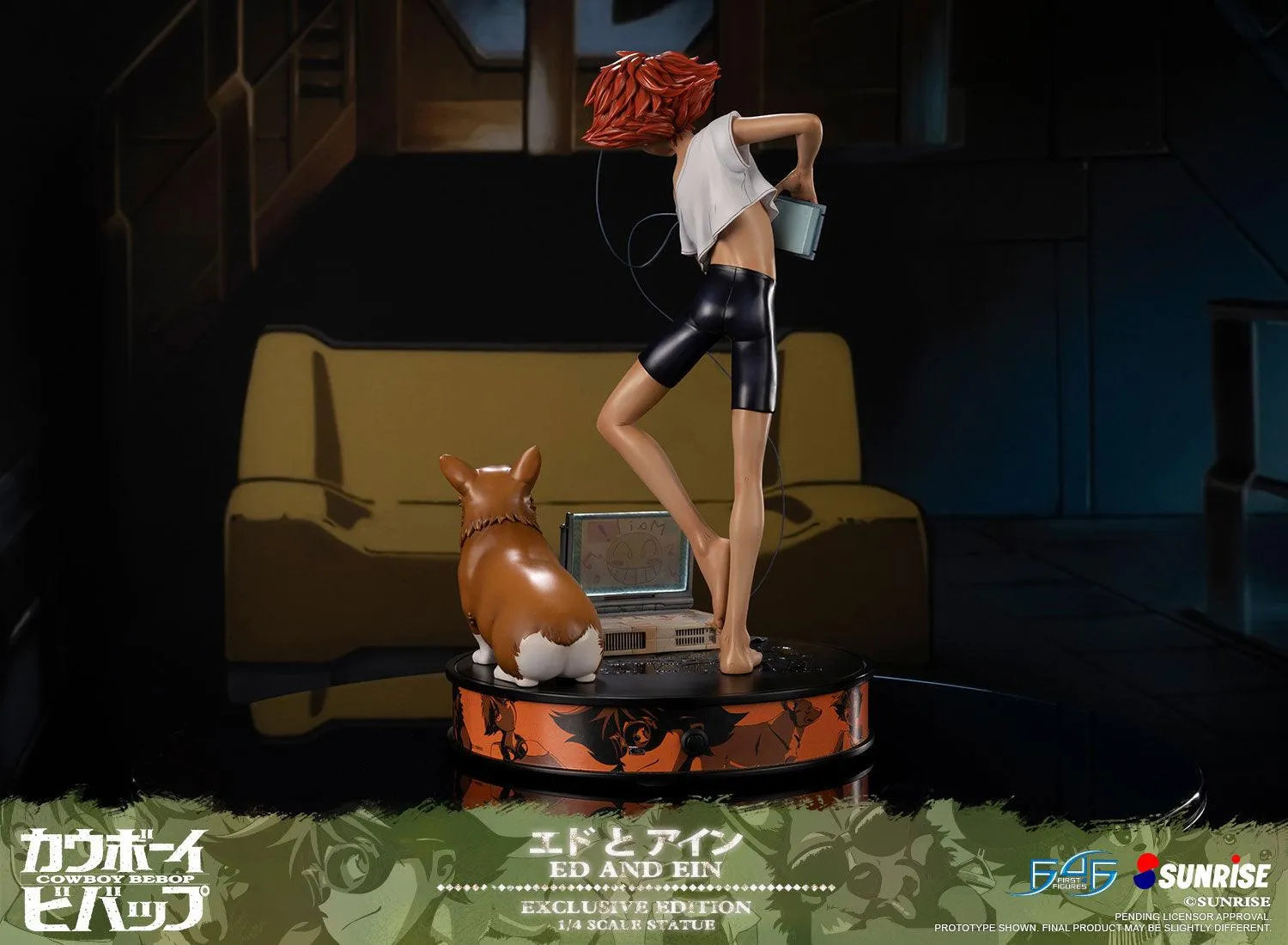 First 4 Figures Cowboy Bebop Ed and Ein statuetă Exclusive
