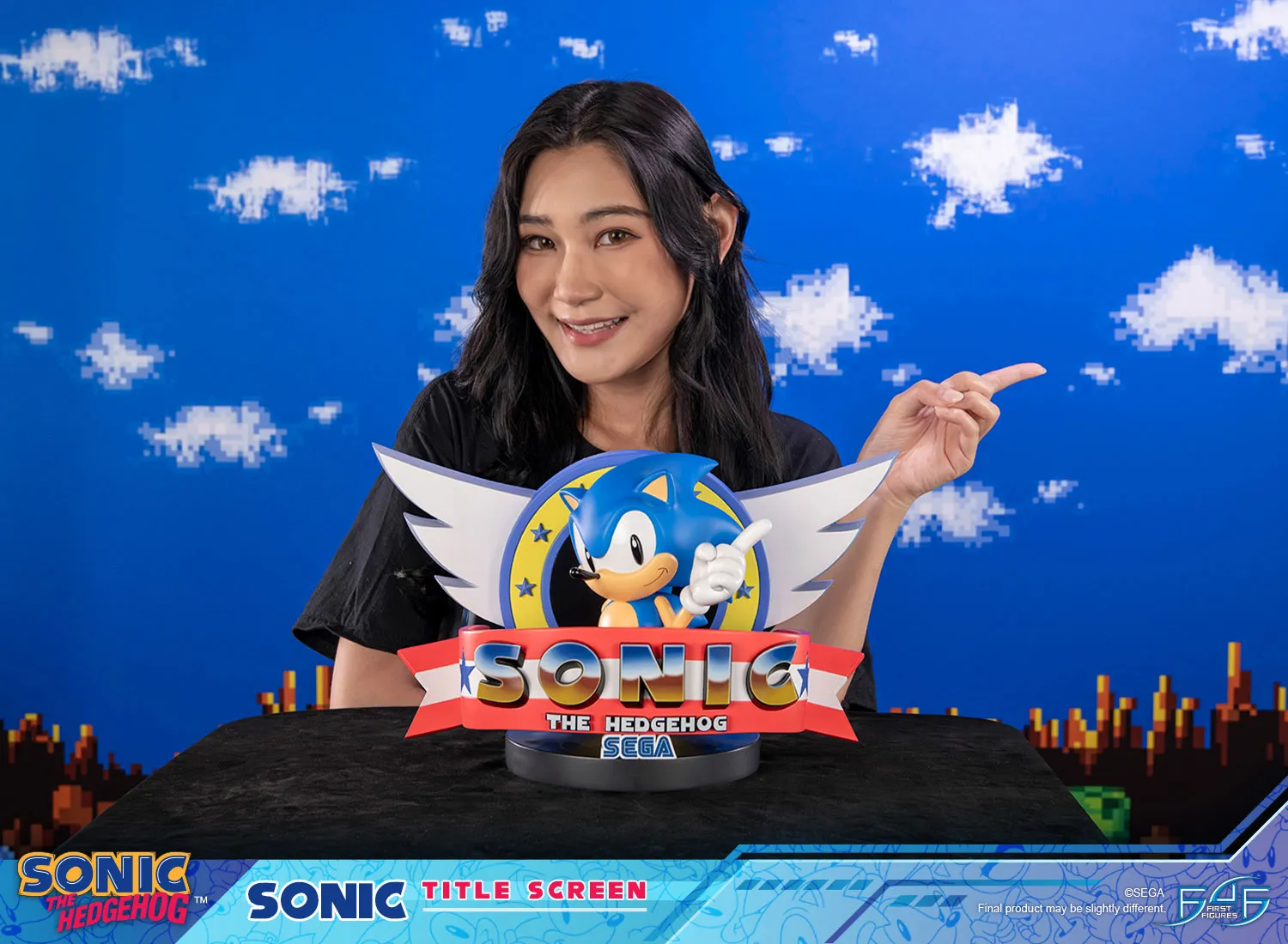 First 4 Figures Sonic Title Screen statuetă 21 cm