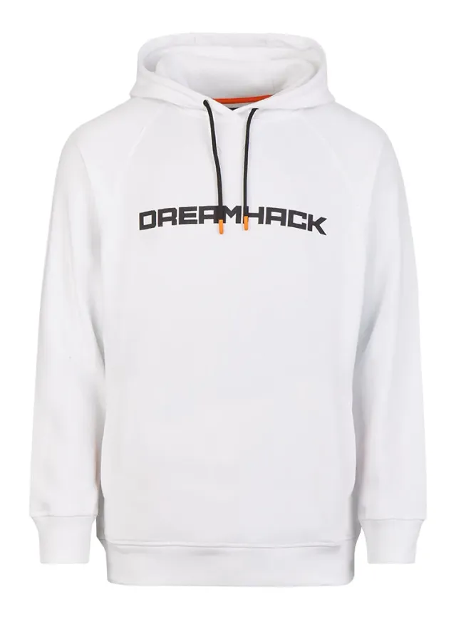 DreamHack Classic Pullover Hoodie hanorac alb bumbac