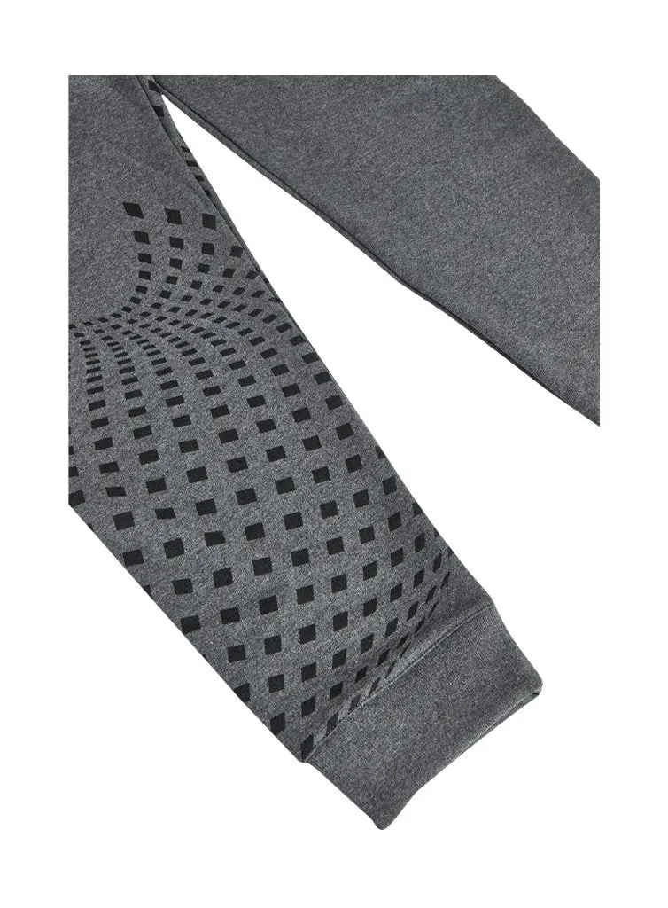 DreamHack Classic pantaloni trening gri Warp 80% bumbac
