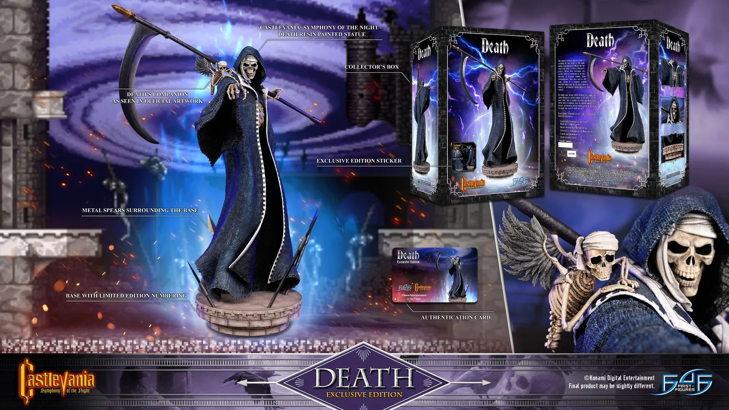 First 4 Figures Castlevania Death Exclusive statuetă rășină
