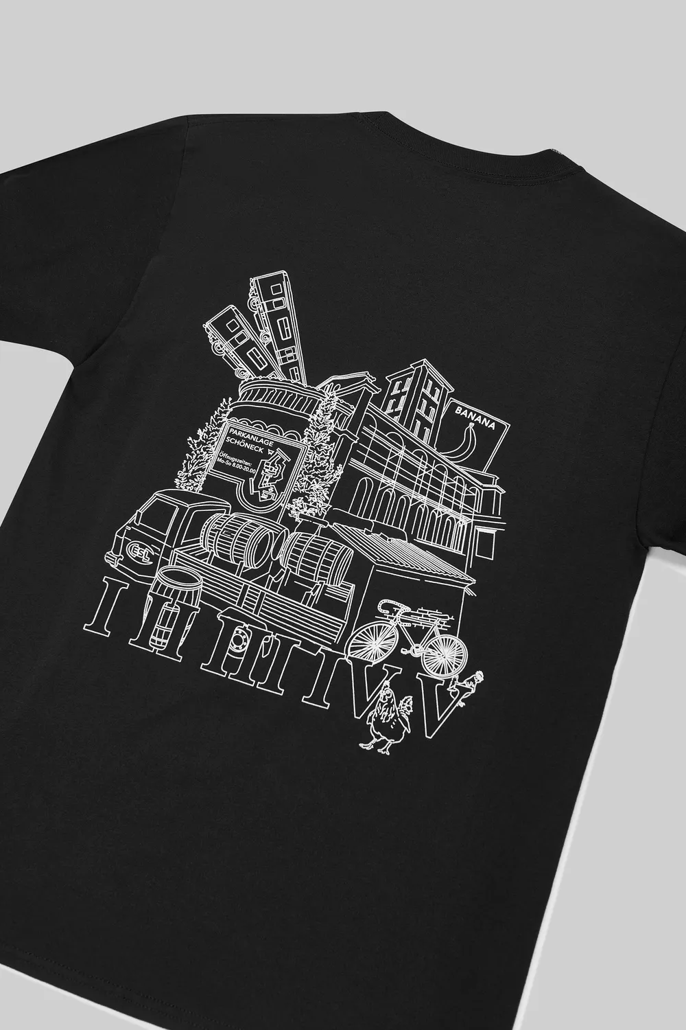 ESL x Champion tricou bumbac Negru brodat 250 GSM