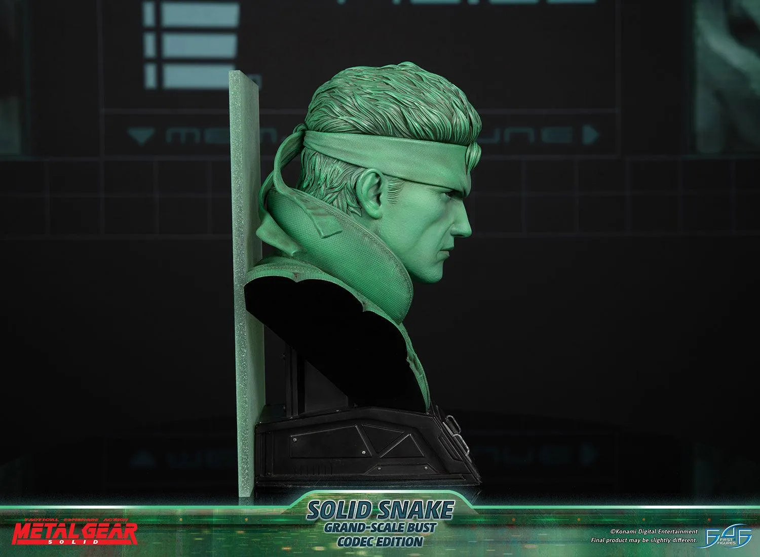 First 4 Figures Metal Gear Solid Snake Codec bust rășină