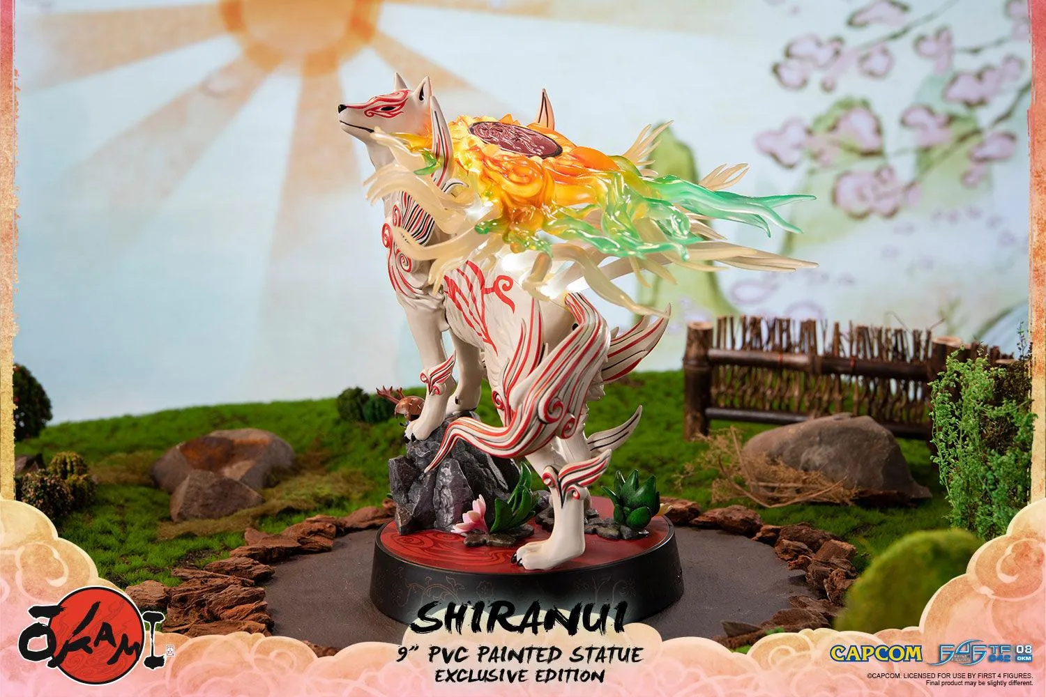 First 4 Figures Okami Shiranui figurina PVC Exclusive LED