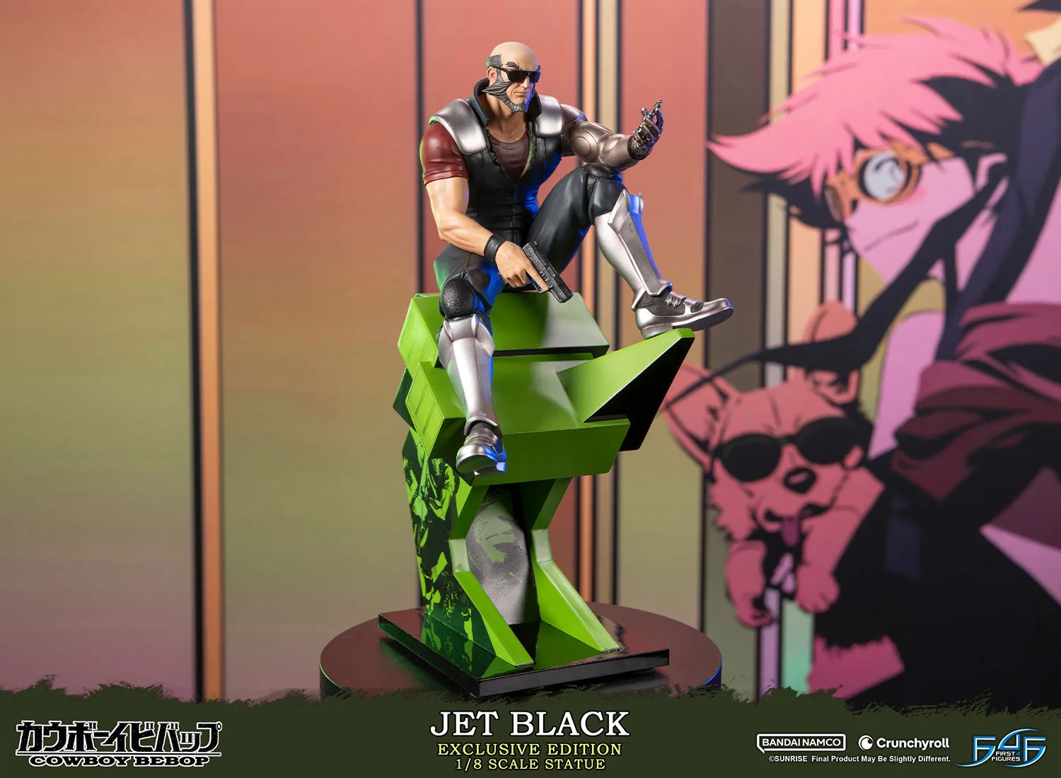 First 4 Figures Cowboy Bebop Jet Black statuetă 1/8 Exclusive