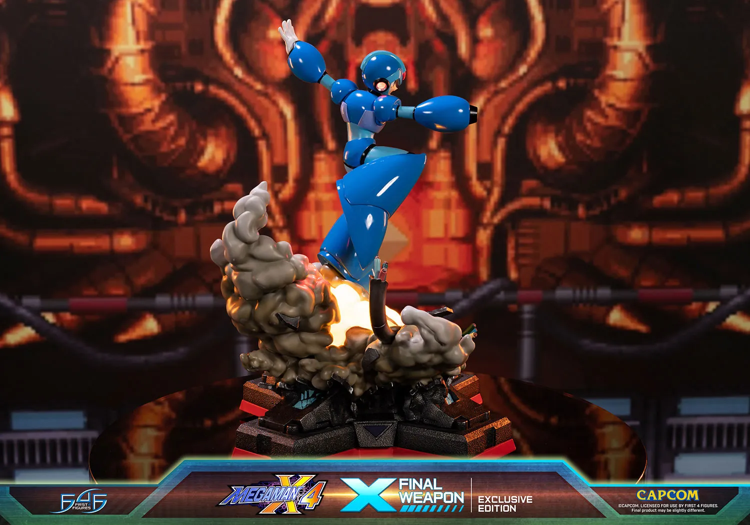 First 4 Figures Mega Man X4 Final Weapon statuetă Exclusive LED