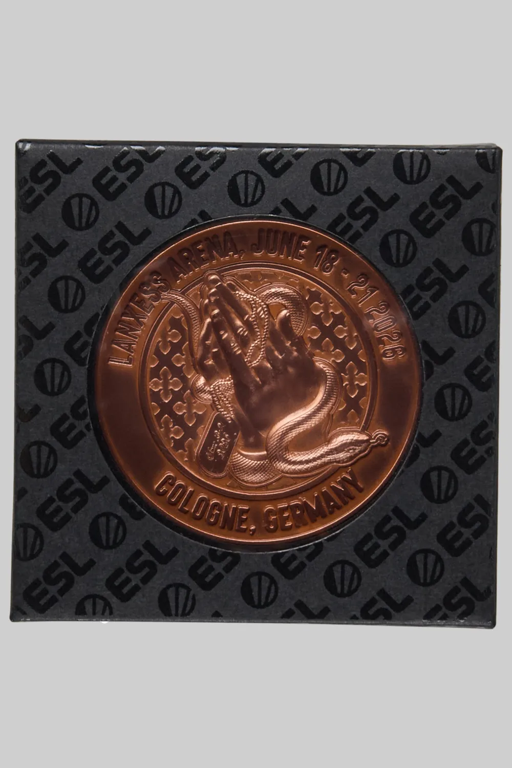ESL IEM Cologne 2026 moneda colectionar bronz 50,8mm