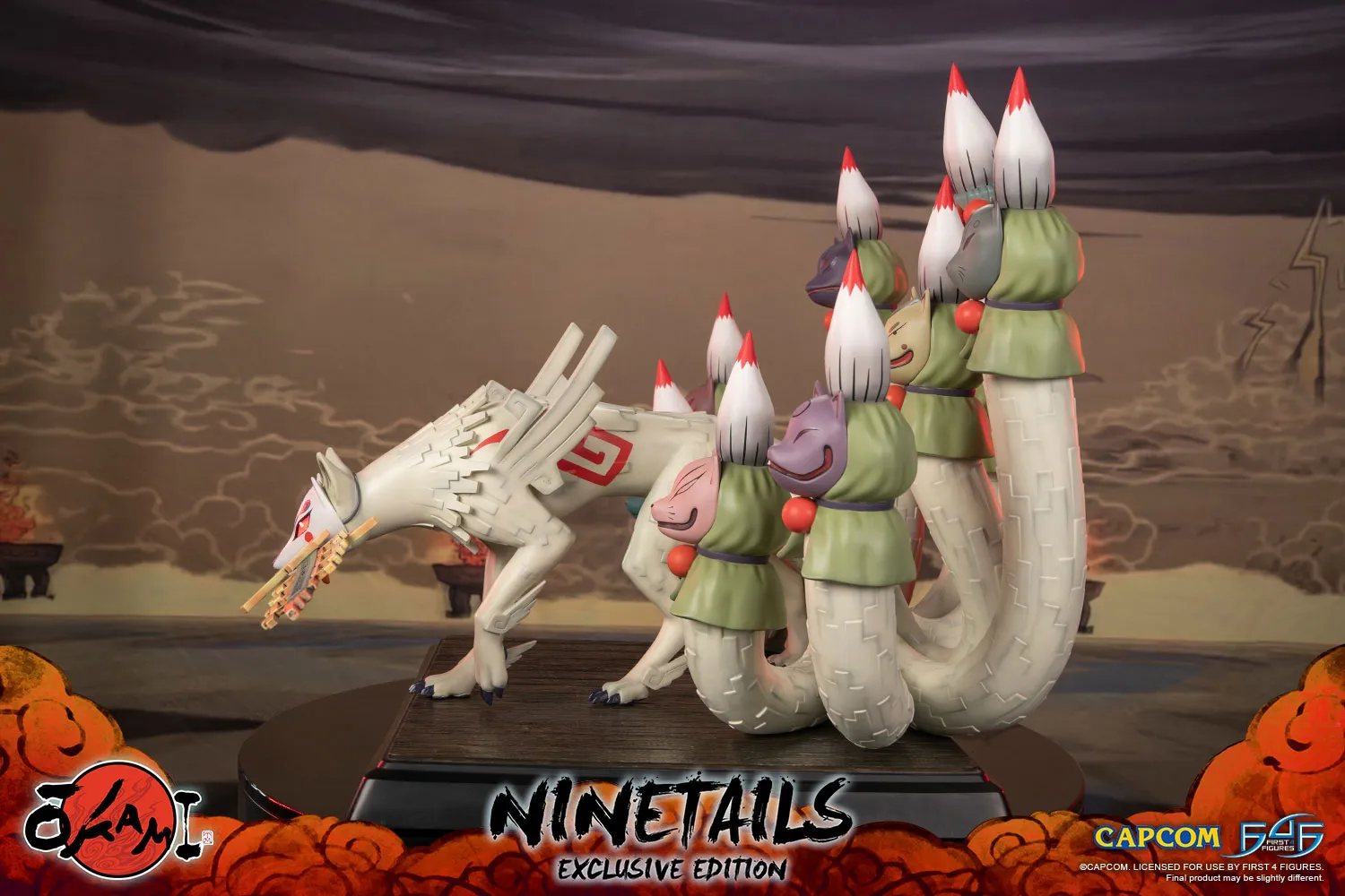 First 4 Figures Okami Ninetails statuetă Exclusive Edition LED