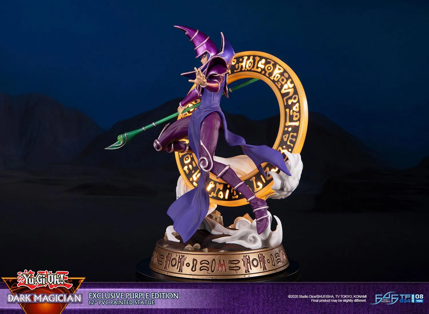 First 4 Figures Yu-Gi-Oh Dark Magician statueta PVC Purple Exclusive