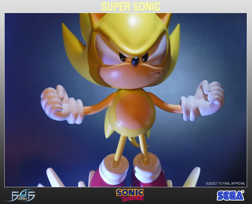 First 4 Figures Sonic Super Sonic statueta rasina aurie