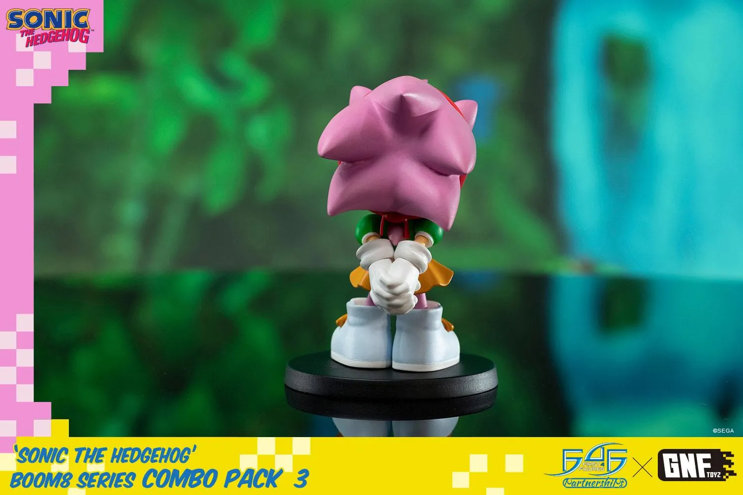 First 4 Figures Sonic Boom8 figurine combo Amy Super Sonic PVC