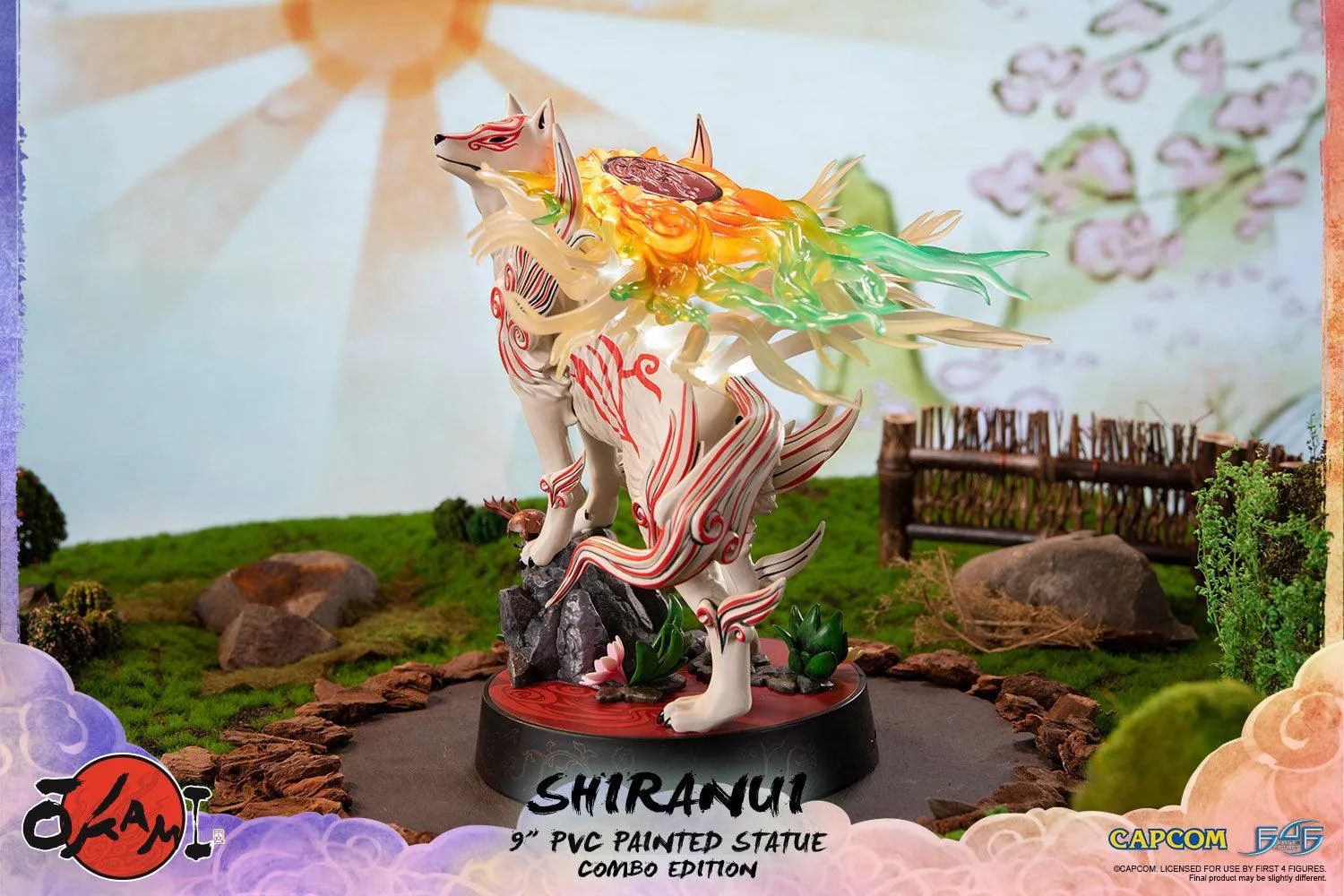 First 4 Figures Okami Shiranui statueta PVC Combo Edition