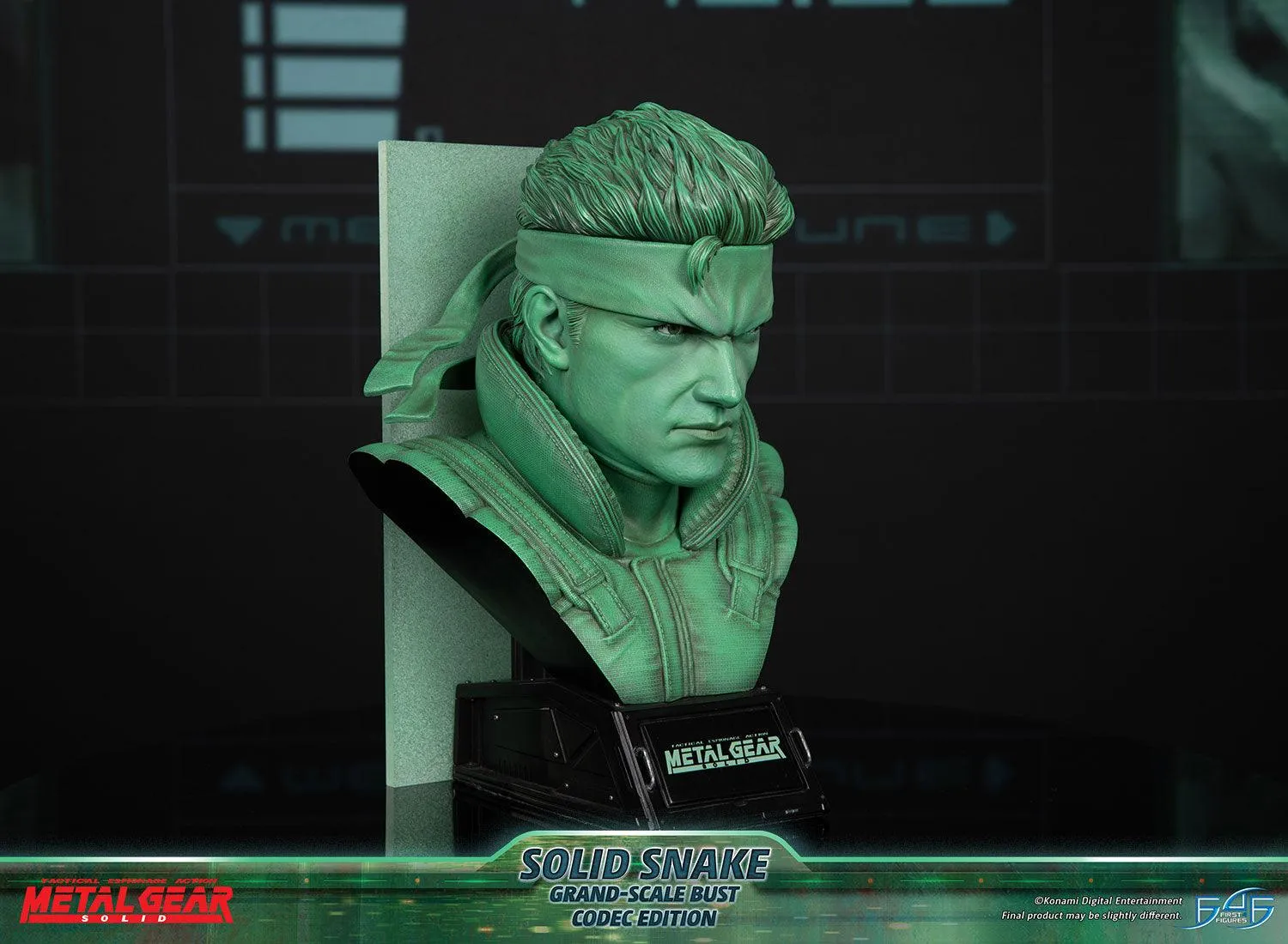 First 4 Figures Metal Gear Solid Snake Codec bust rășină