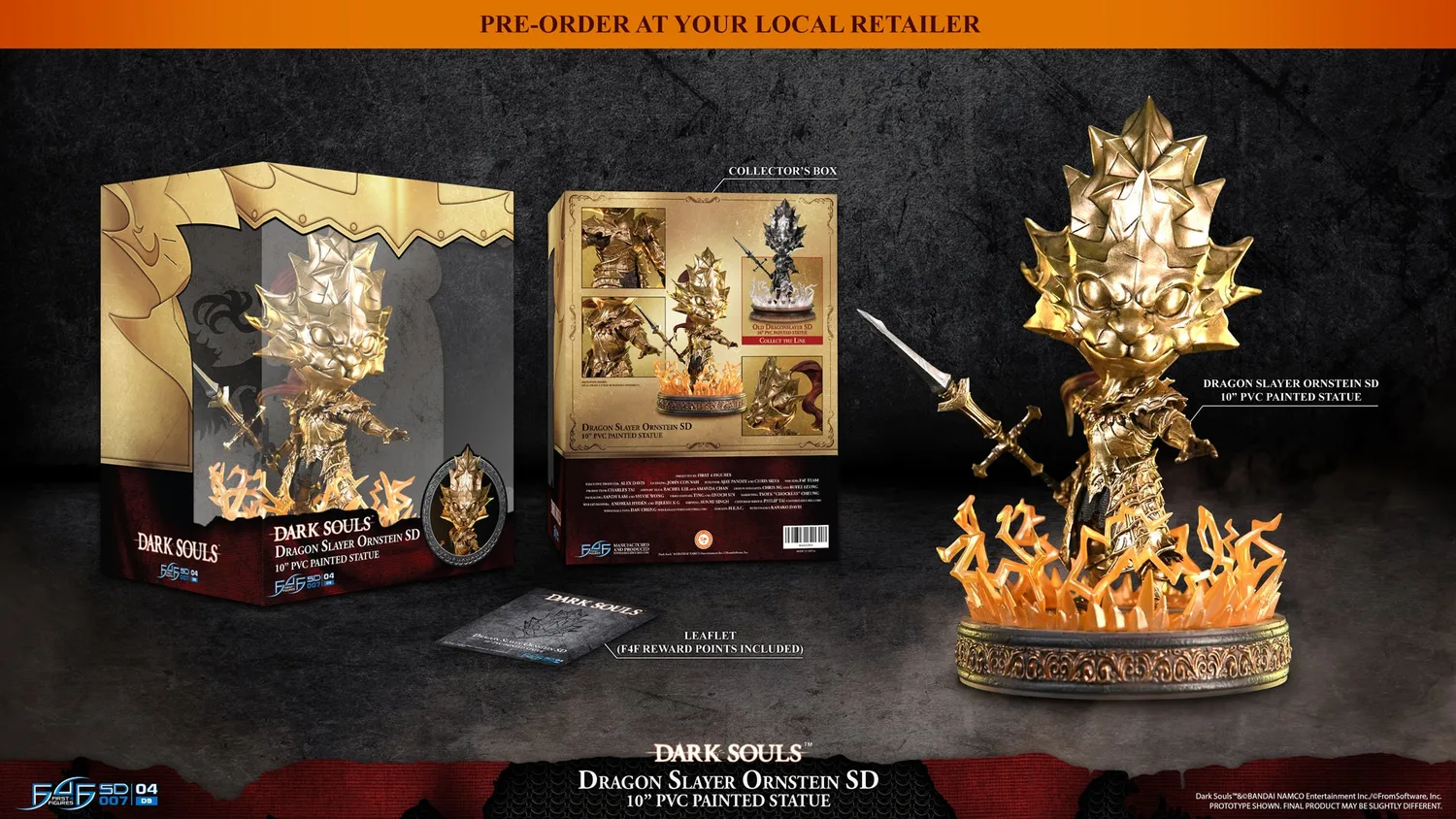 First 4 Figures Dark Souls Dragon Slayer Ornstein statuetă SD Standard