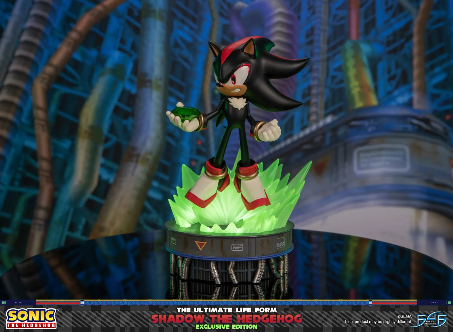 First 4 Figures Sonic Shadow statueta exclusiva 32cm LED