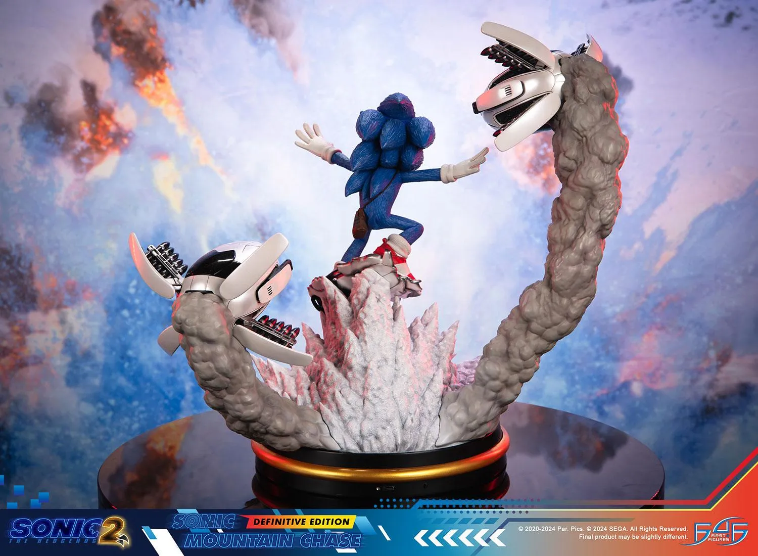 First 4 Figures Sonic Mountain Chase statueta Definitive LED