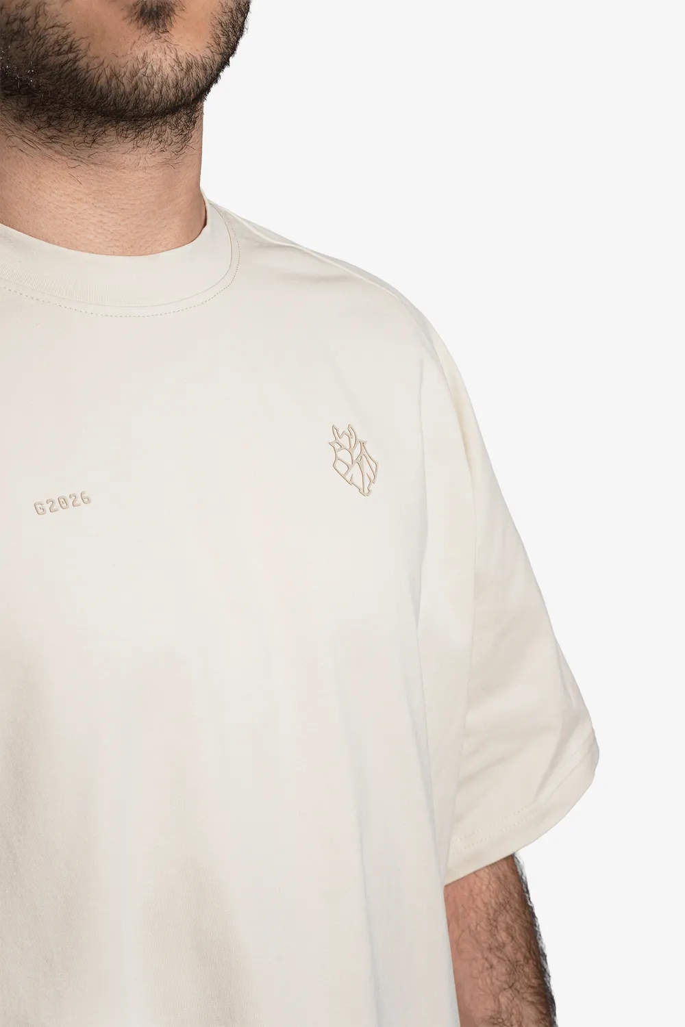 G2 Esports Essentials tricou Panel Tee Cream