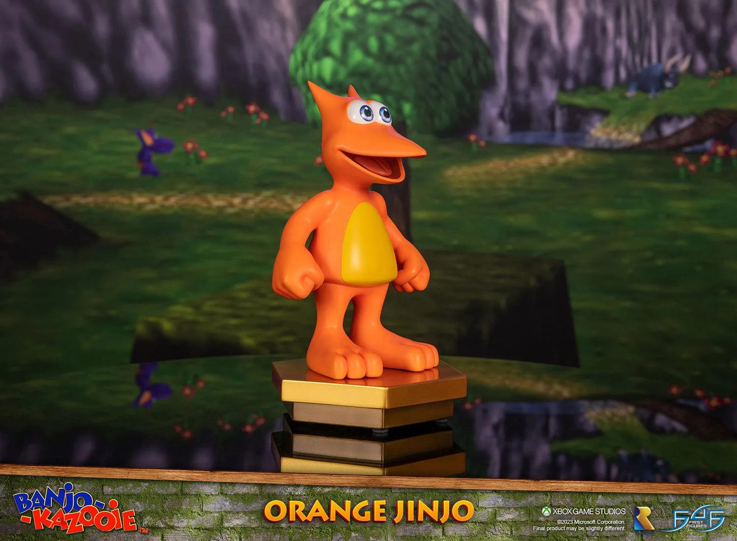 First 4 Figures Banjo-Kazooie Orange Jinjo statuetă rășină 23 cm