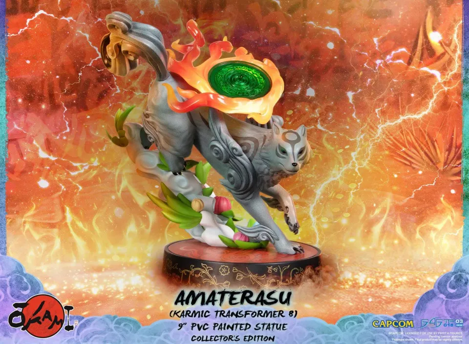 First 4 Figures Okami Amaterasu statueta PVC Karmic 8 LED