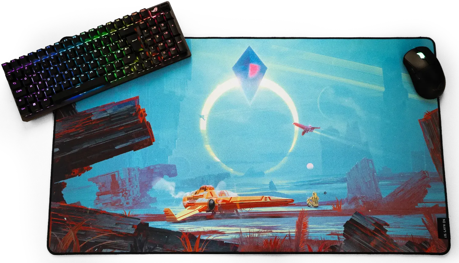 No Man's Sky Desk Mat covor birou gaming mare oficial