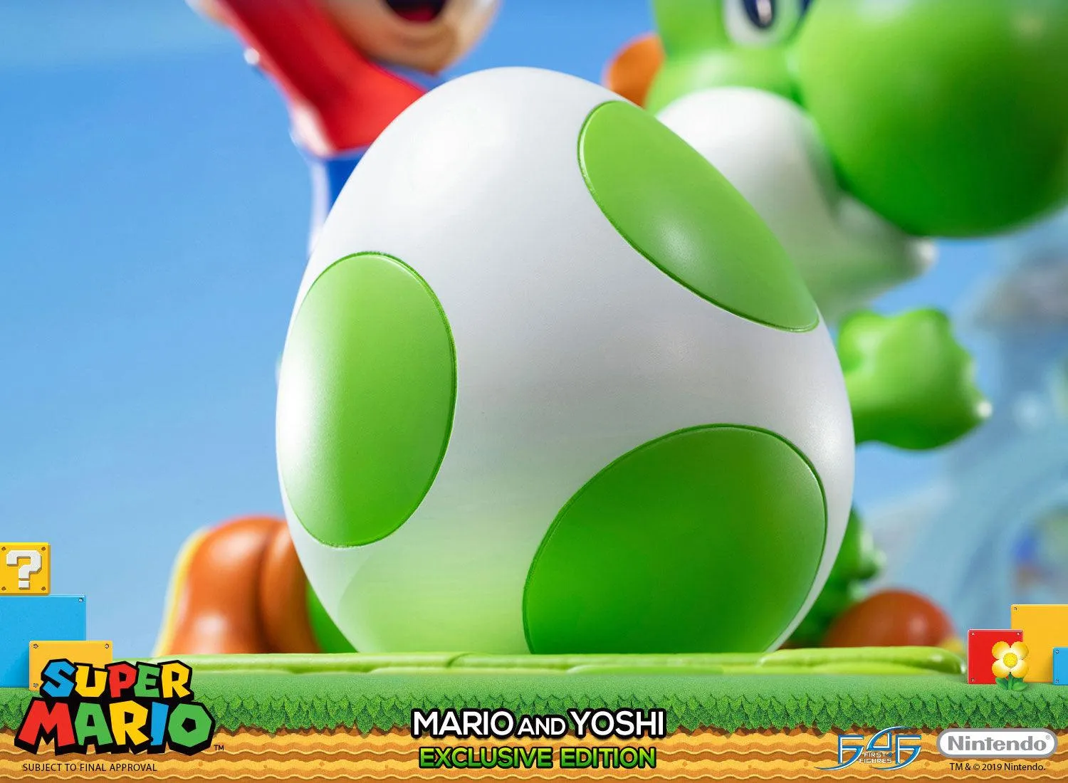First 4 Figures Mario Yoshi Exclusive statueta ou magnet