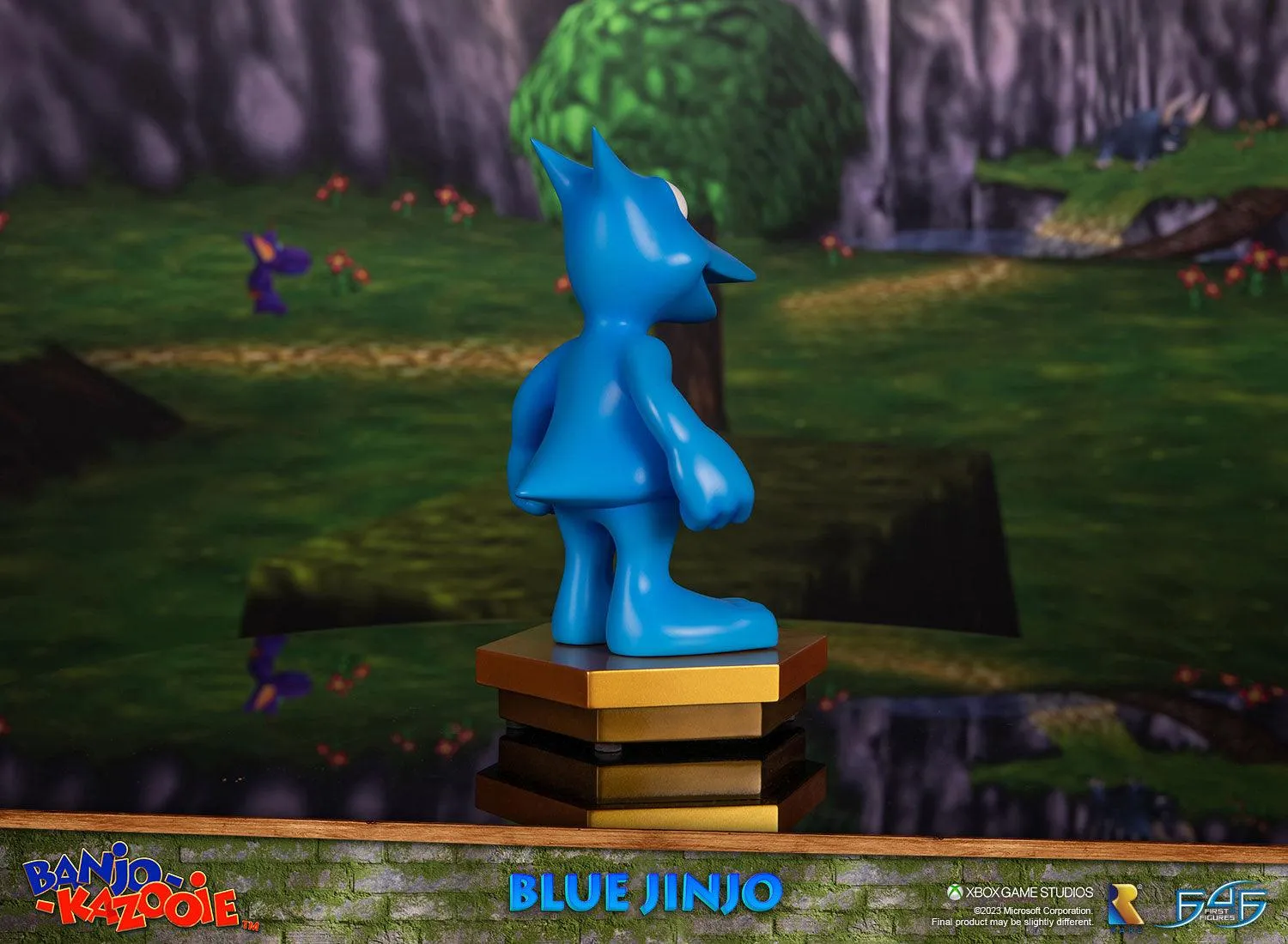First 4 Figures Banjo-Kazooie Blue Jinjo statuetă 23 cm rășină