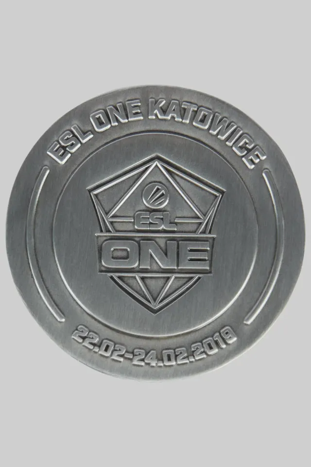 ESL Gaming ESL One Coin Katowice 2019 monedă argintie