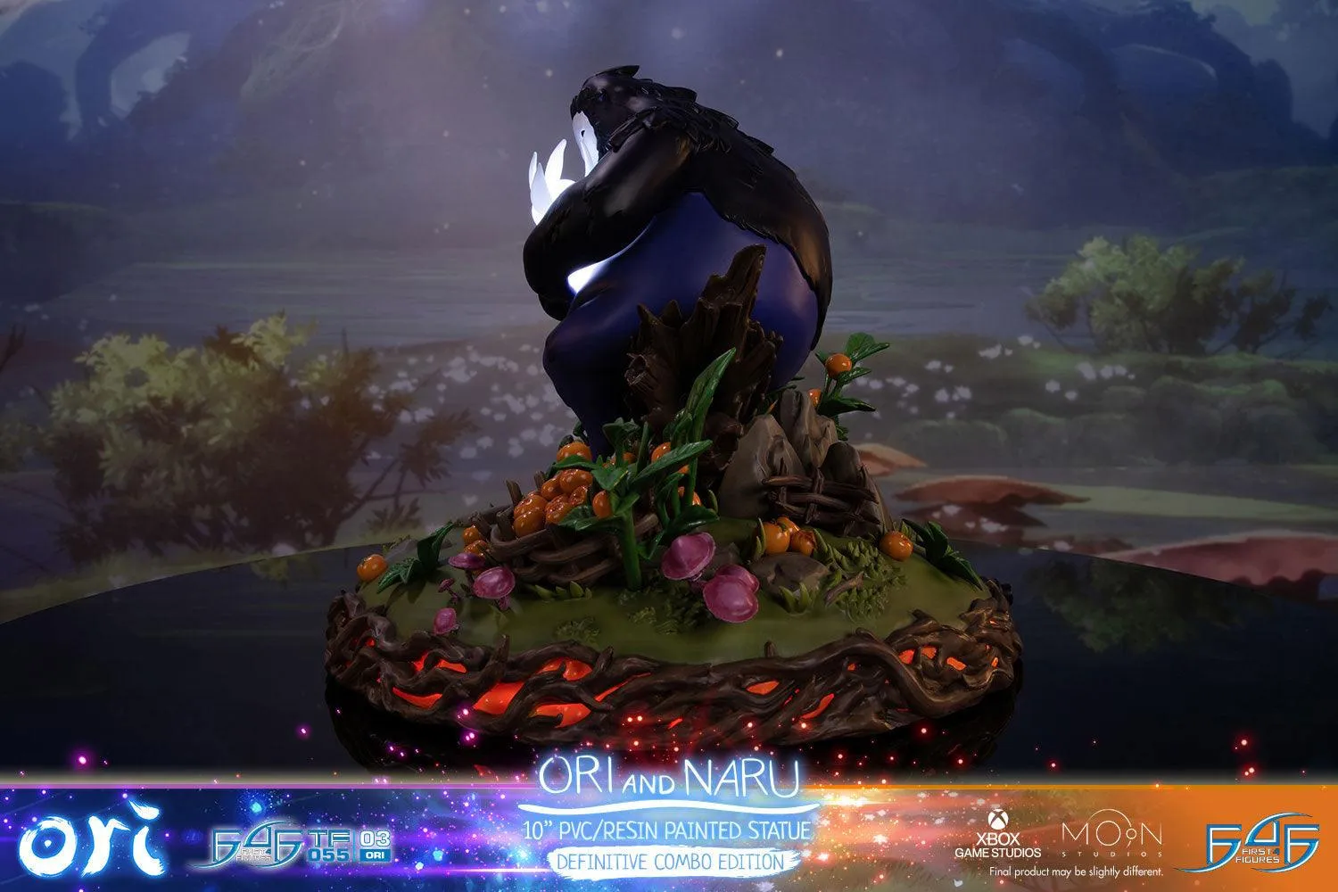 First 4 Figures Ori Blind Forest Ori and Naru statueta Combo LED