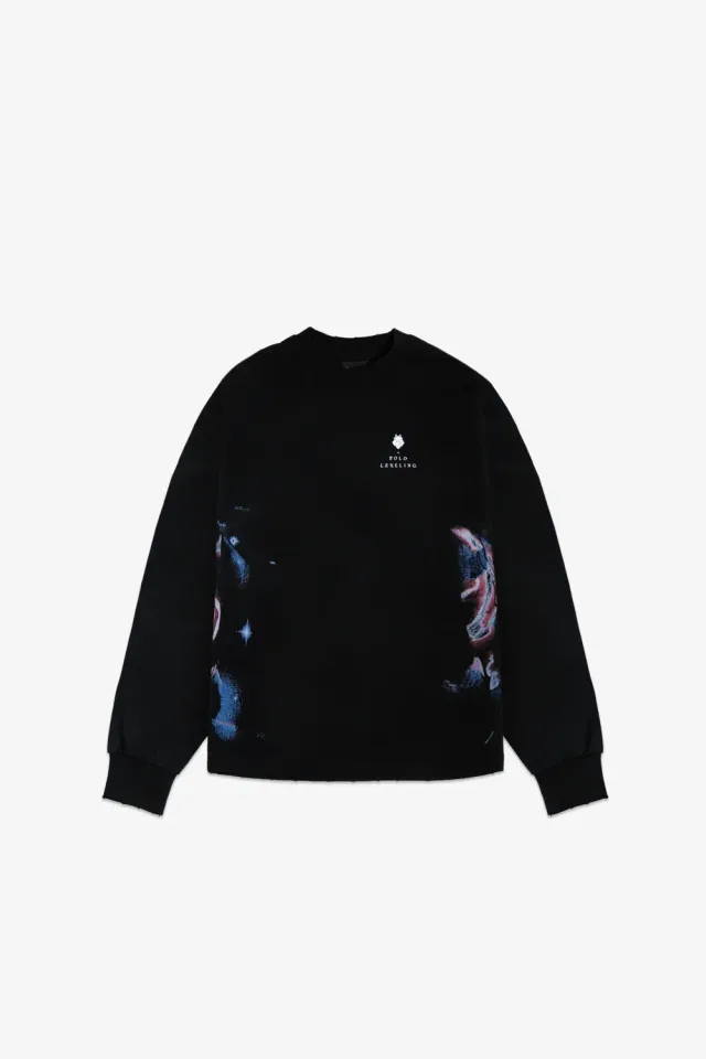 G2 Esports Solo Leveling Power longsleeve bumbac