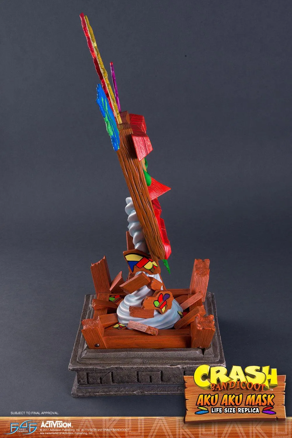 First 4 Figures Crash Aku Aku Mască mărime naturală 65 cm