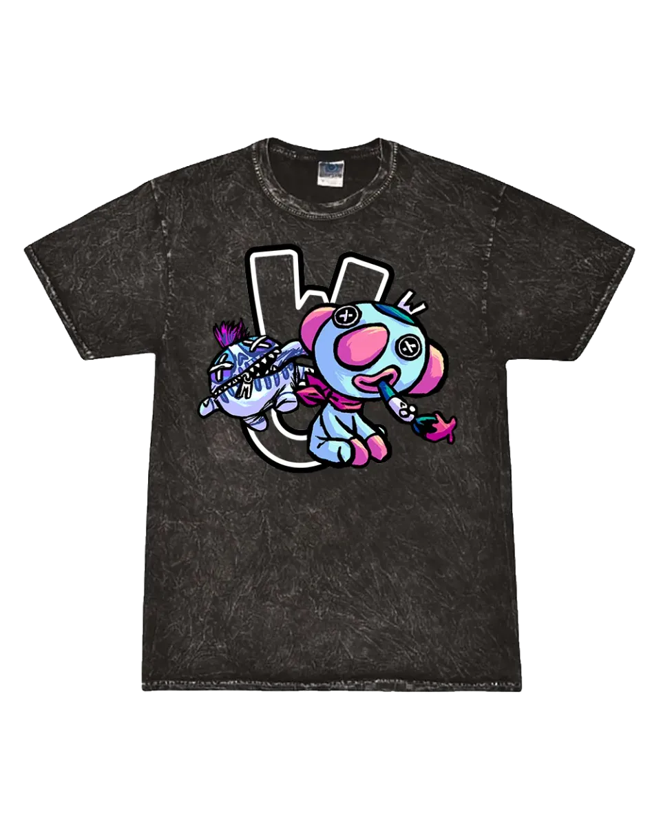 Huggy Wuggy Poppy Playtime Doodle Bones tricou bumbac