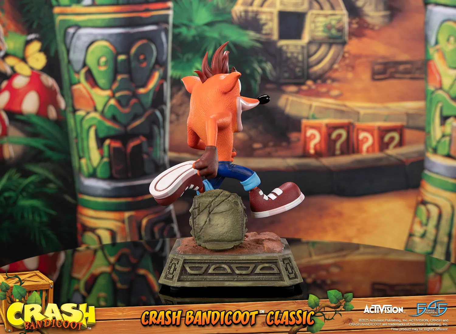 First 4 Figures Crash Bandicoot Classic statuetă rășină