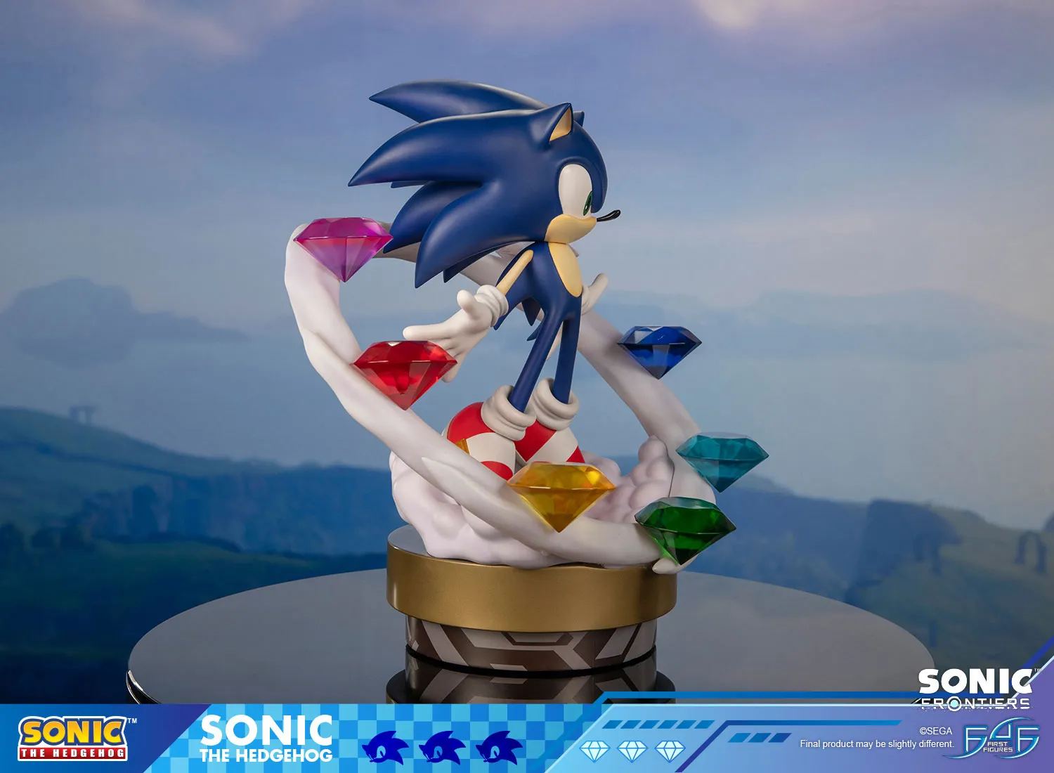 First 4 Figures Sonic Frontiers Sonic statueta rasina Chaos 42cm
