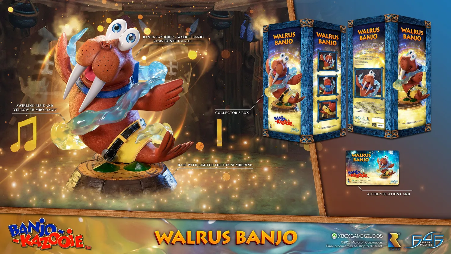 First 4 Figures Banjo Walrus Banjo statuetă rășină 21cm