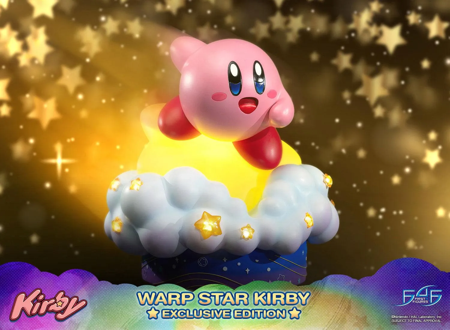 First 4 Figures Kirby Warp Star statueta Exclusive LED