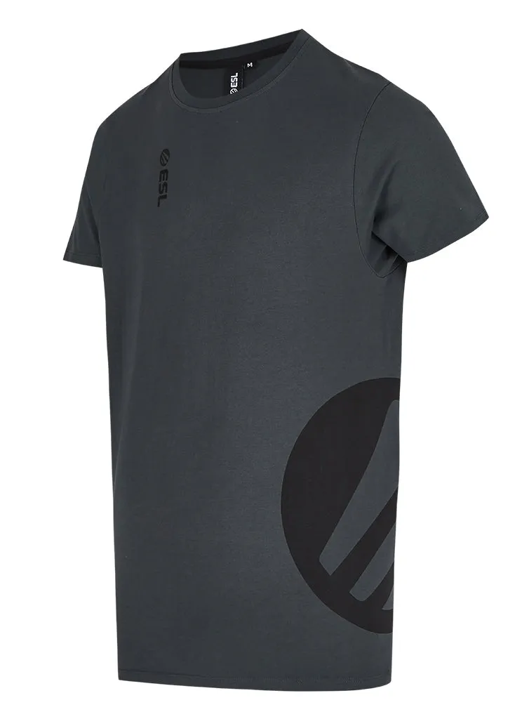 ESL Monochrome tricou Negru wrap-around bumbac