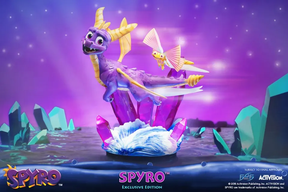 First 4 Figures Spyro Reignited Spyro statueta Exclusive Edition LED