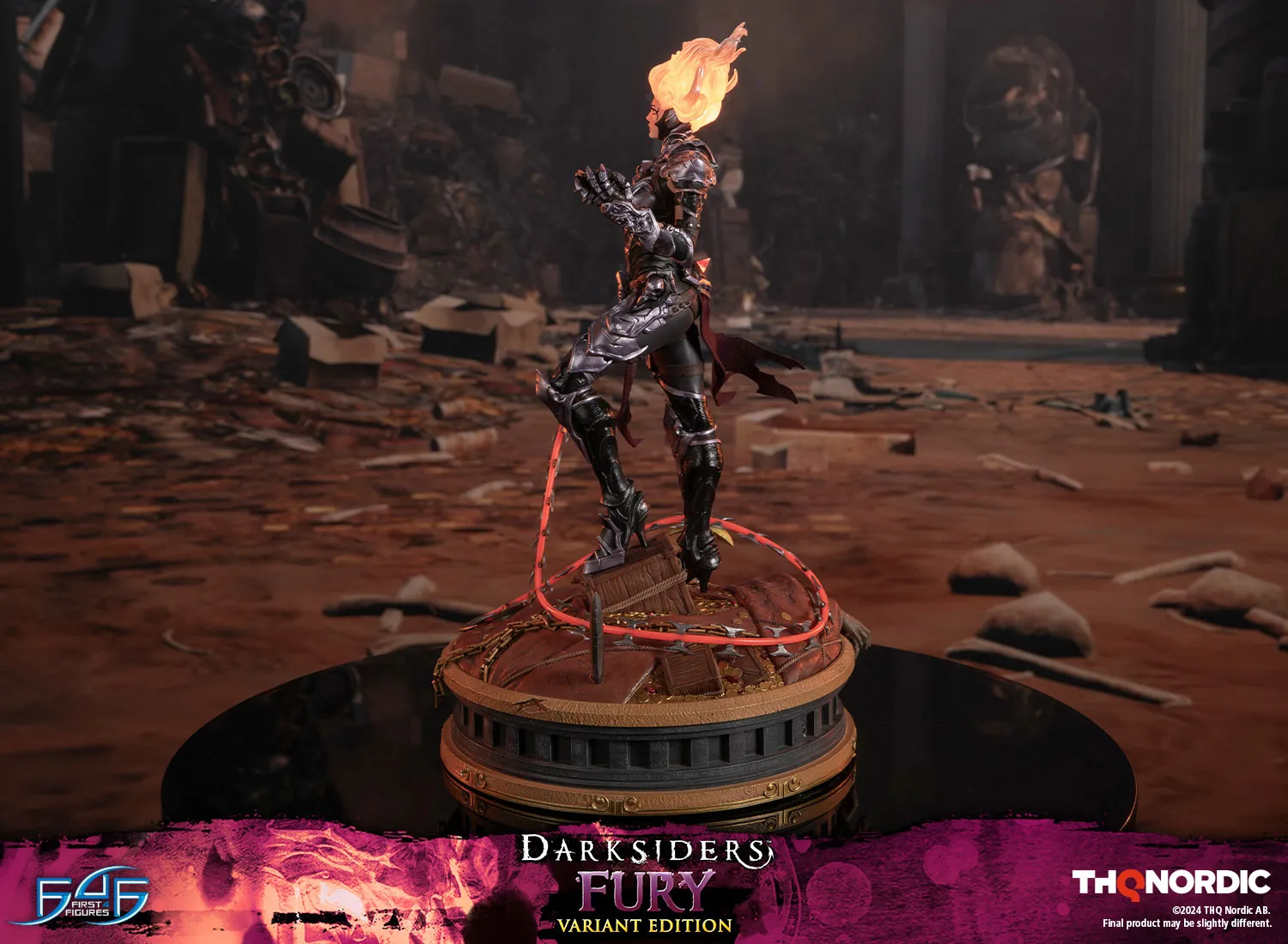First 4 Figures Darksiders Fury statueta rasina Variant LED