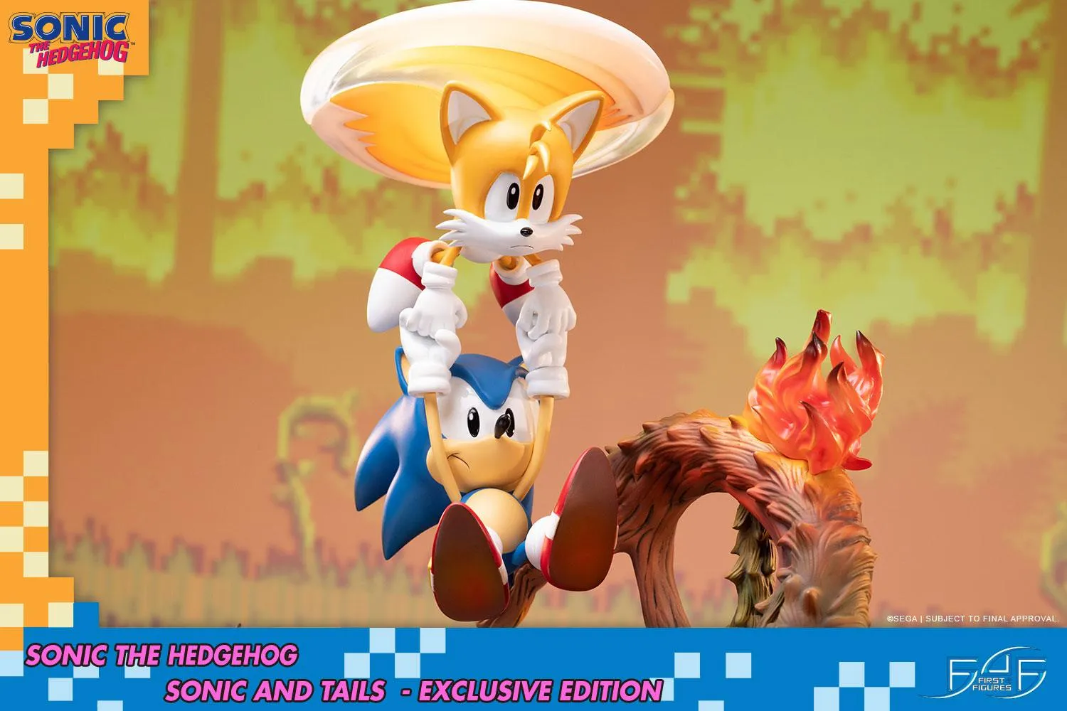 First 4 Figures Sonic Tails statuetă Duo Edition rășină