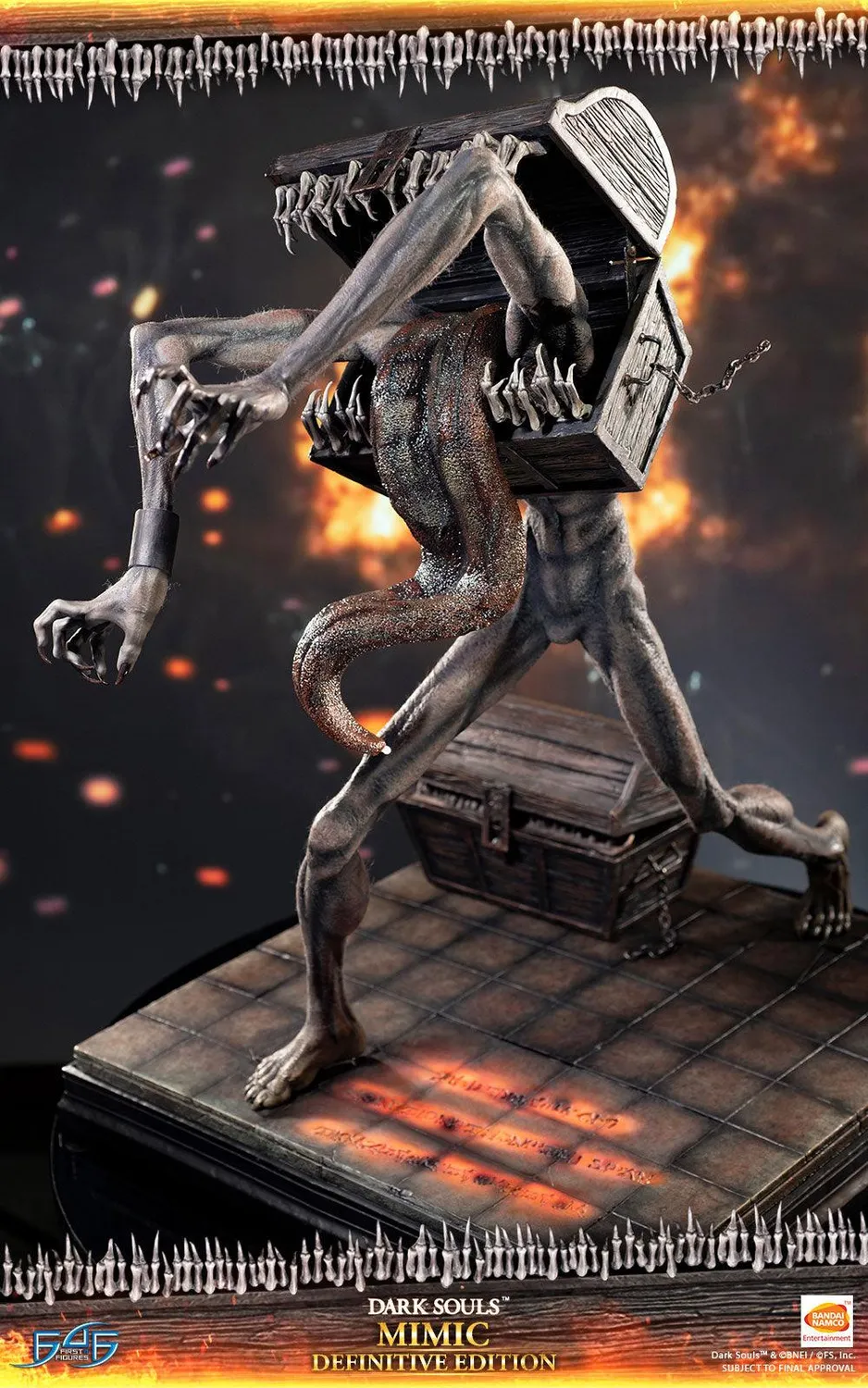 First 4 Figures Mimic Definitive statuie rășină LED