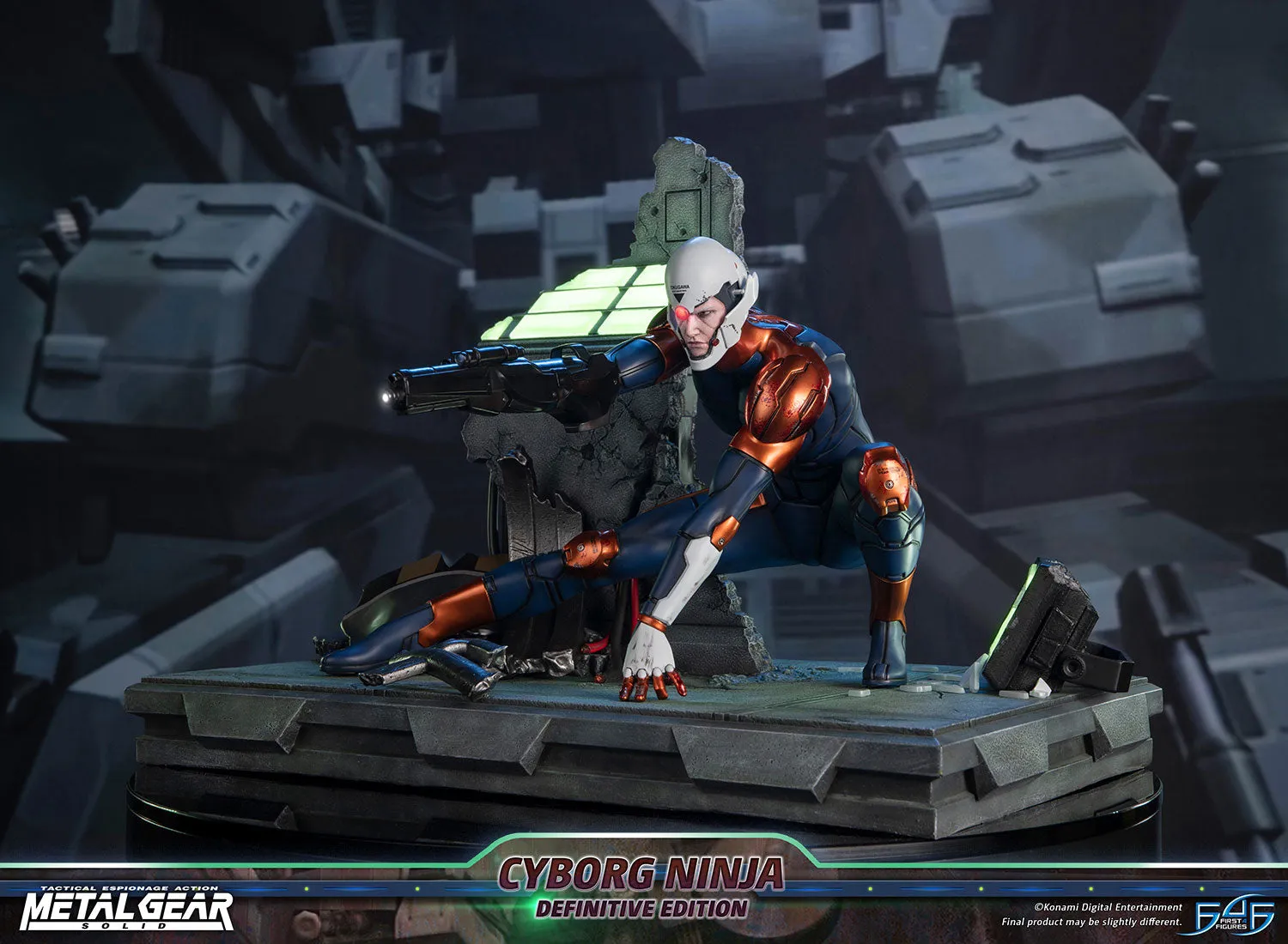 First 4 Figures Metal Gear Solid Gray Fox statuetă rășină Definitive