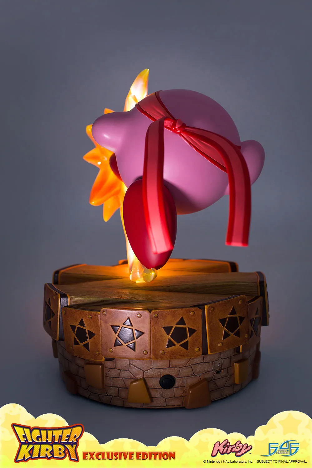 First 4 Figures Kirby Fighter Kirby statueta Exclusive LED