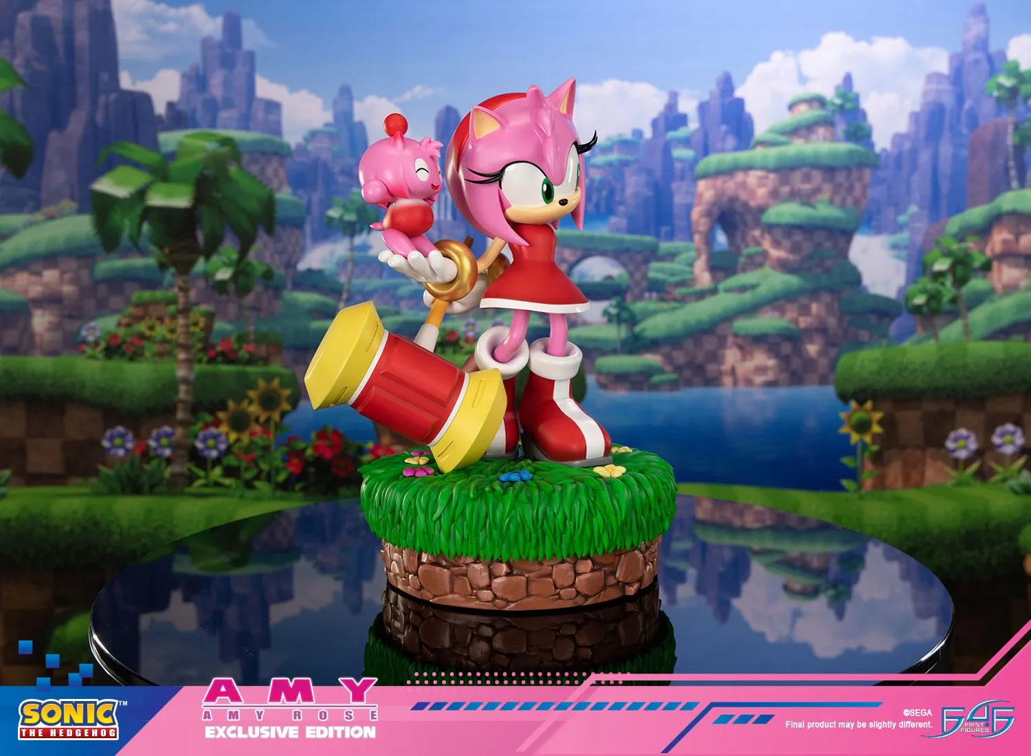 First 4 Figures Sonic Amy statuetă rășină Exclusive Chao